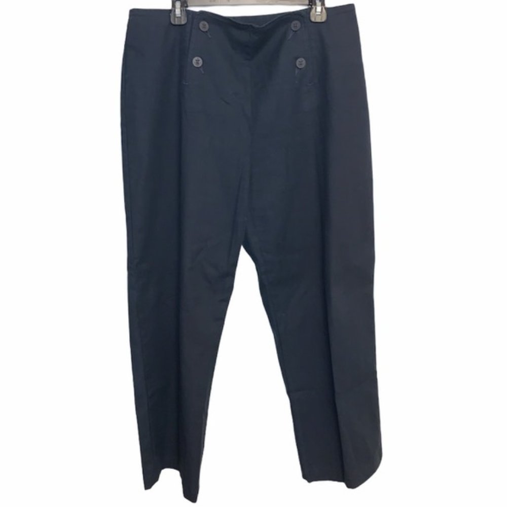 Sailor Button Flap Dress Pants